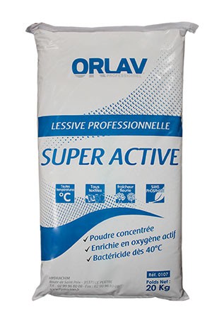 La lessive professionnelle OMNIWASH 20 kg.