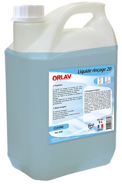 Liquide de rinçage Eaux moyennes 20 - ORLAV - HYDRACHIM - 20L