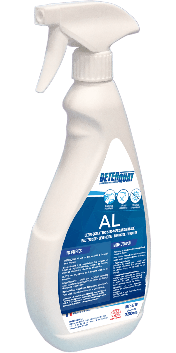 Désinfectant Déterquat AL - HYDRACHIM - 750mL