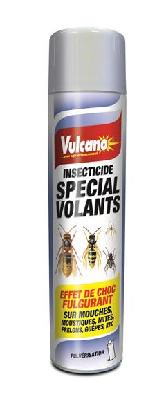 Insecticide VULCANO spécial  volants aérosol 600ml -ORCAD-