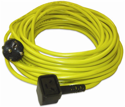 Cable jaune SANS PLUG - 3x1.5mm - 15m - NUMATIC