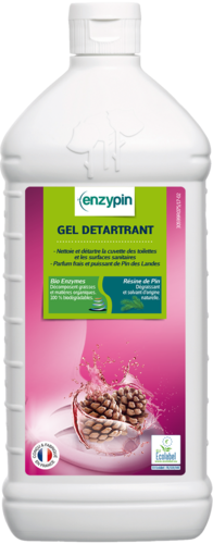 Gel détartrant WC ENZYPIN - LE VRAI Professionnel - 1L - Ecolabel