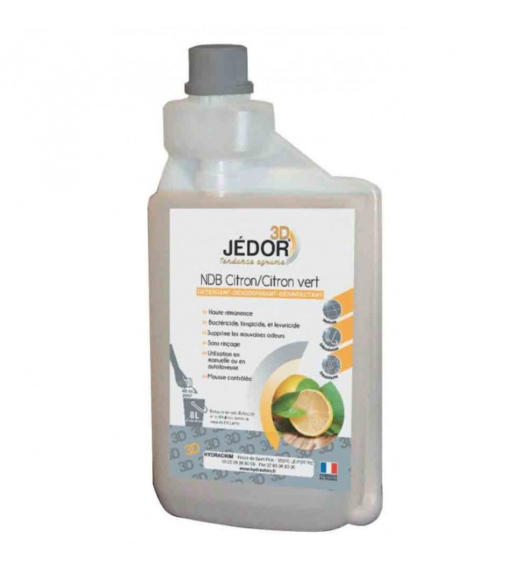 Détergent Surodorant Désinfectant JEDOR 3D - 1 L – HYDRACHIM