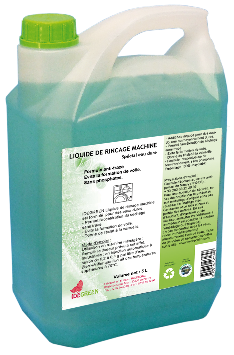 Produit lavage vaisselle toutes eaux - SENET - 5L