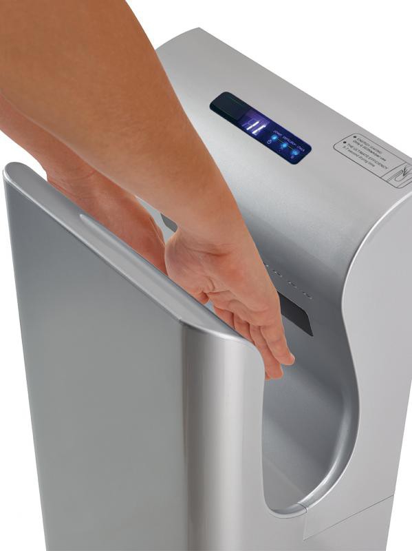 Sèche-mains automatique AERY PRESTIGE - ROSSIGNOL - 1850W - Gris métallisé