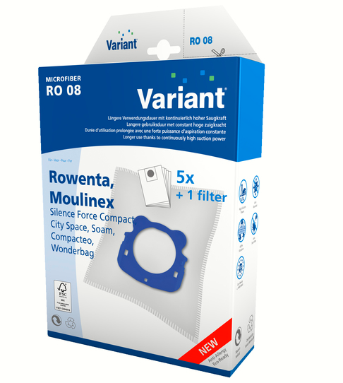 Sacs aspirateur universel pour ROWENTA et MOULINEX - VARIANT - lot de 5 -  Aspirateurs - Machine