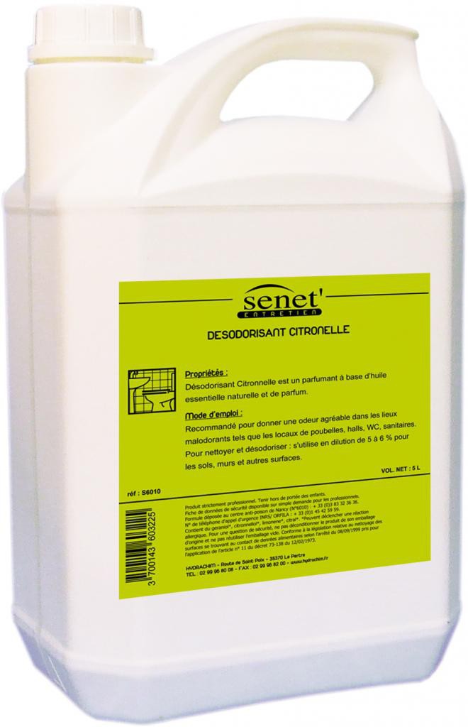 Désodorisant Citronnelle - SENET - 5L