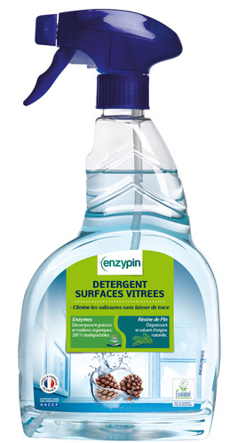 Détergent surfaces vitrées ENZYPIN - 750mL - ECOLABEL - ACTION PIN