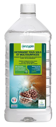 Détergent tous sols & multi-surfaces ENZYPIN - LE VRAI Professionnel - 5L -  Ecolabel - Détergent - Produit d'entretien Cuisine - Cuisines - Vaisselle -  Produits