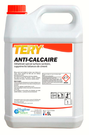 TERY Anti-calcaire - HYGIENE & NATURE - 5L