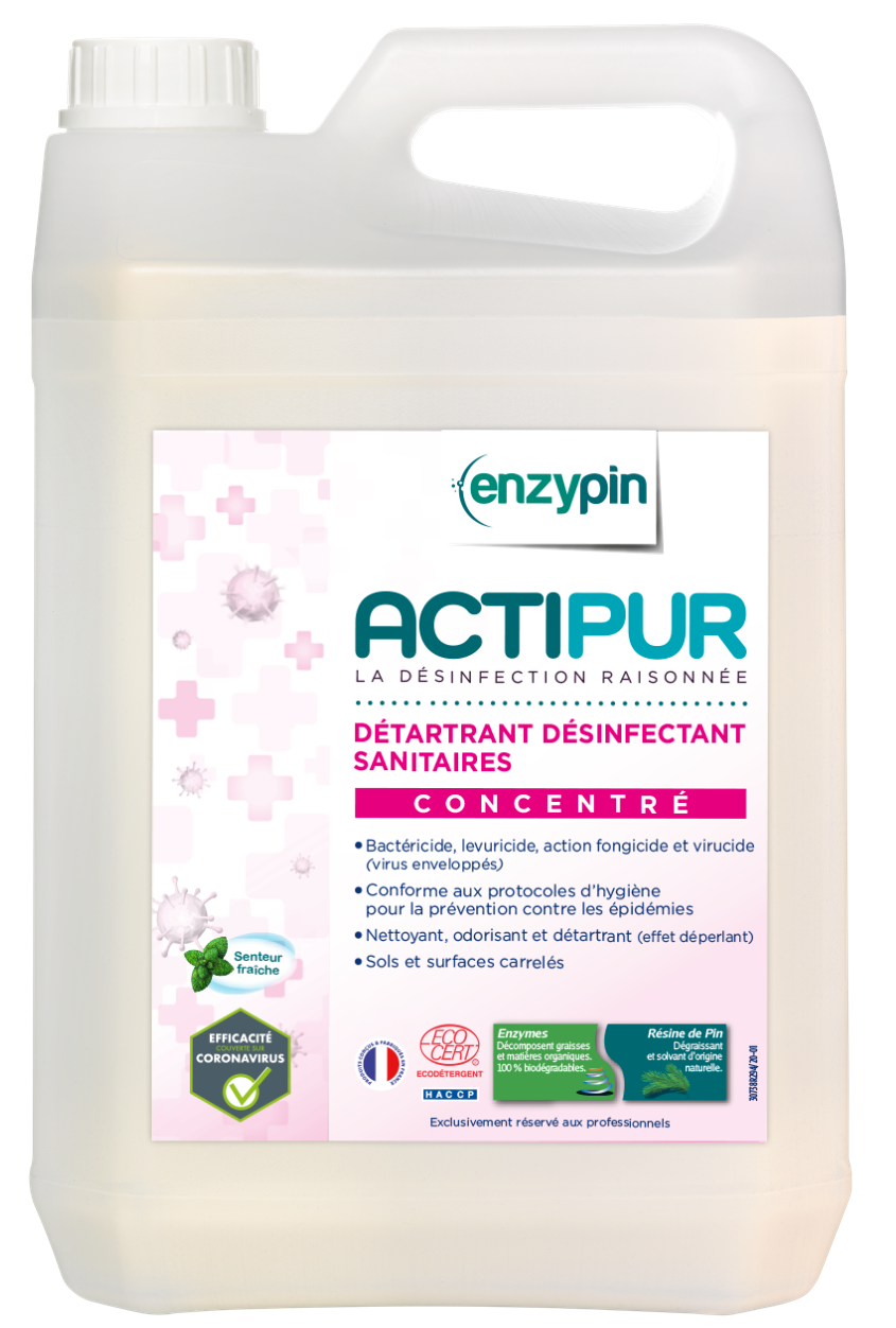 Détartrant désinfectant sanitaires concentré 5l-ACTIPUR