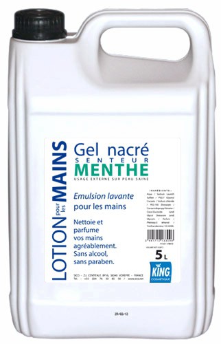 Lotion mains gel nacré - KING - 5L