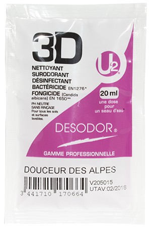 Dose 3D DESODOR  Douceur des Alpes U2 - 20 ml