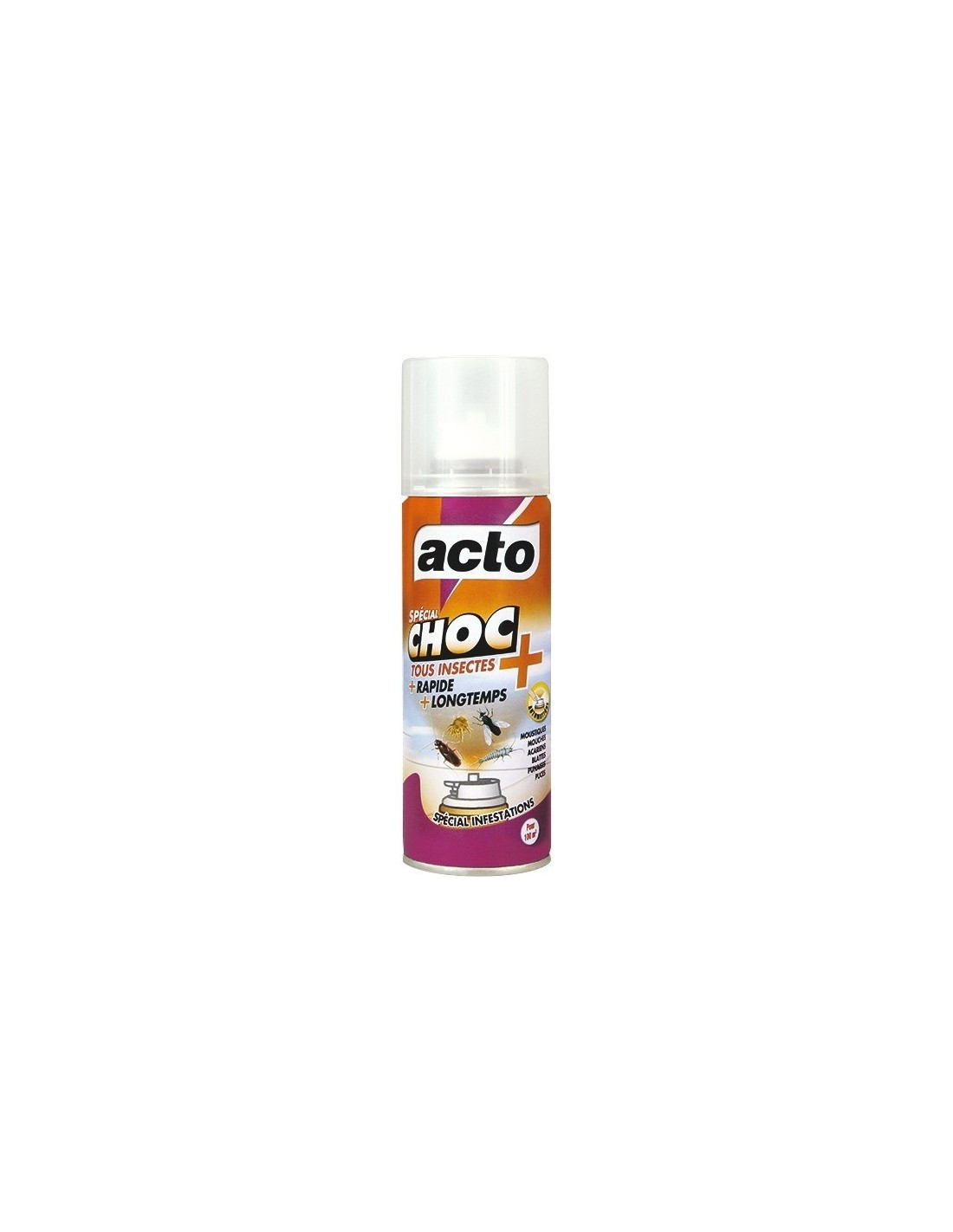 Insecticide volants/rampants CHOC - ACTO - 100M²