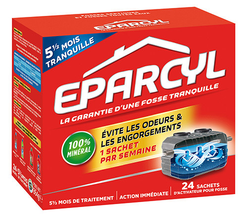 EPARCYL Sachets entretien fosse septique activateur biologique 24
