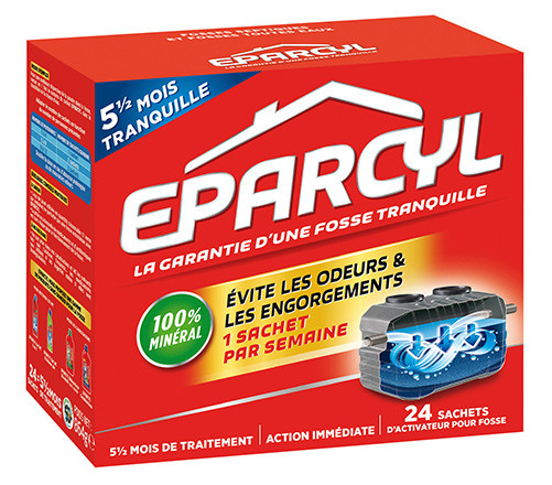 Eparcyl – Granules 200g (6 mois de traitement) Activateur Biologique pour Fosses  Septiques – Entretien Fosses Septiques : : Epicerie