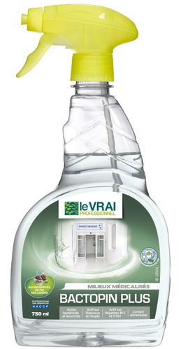 Détergent désinfectant BACTOPIN PLUS - LE VRAI Professionnel - 750ml