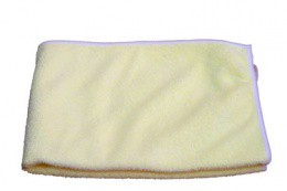 Carre microfibre tricot class jaune 40x40