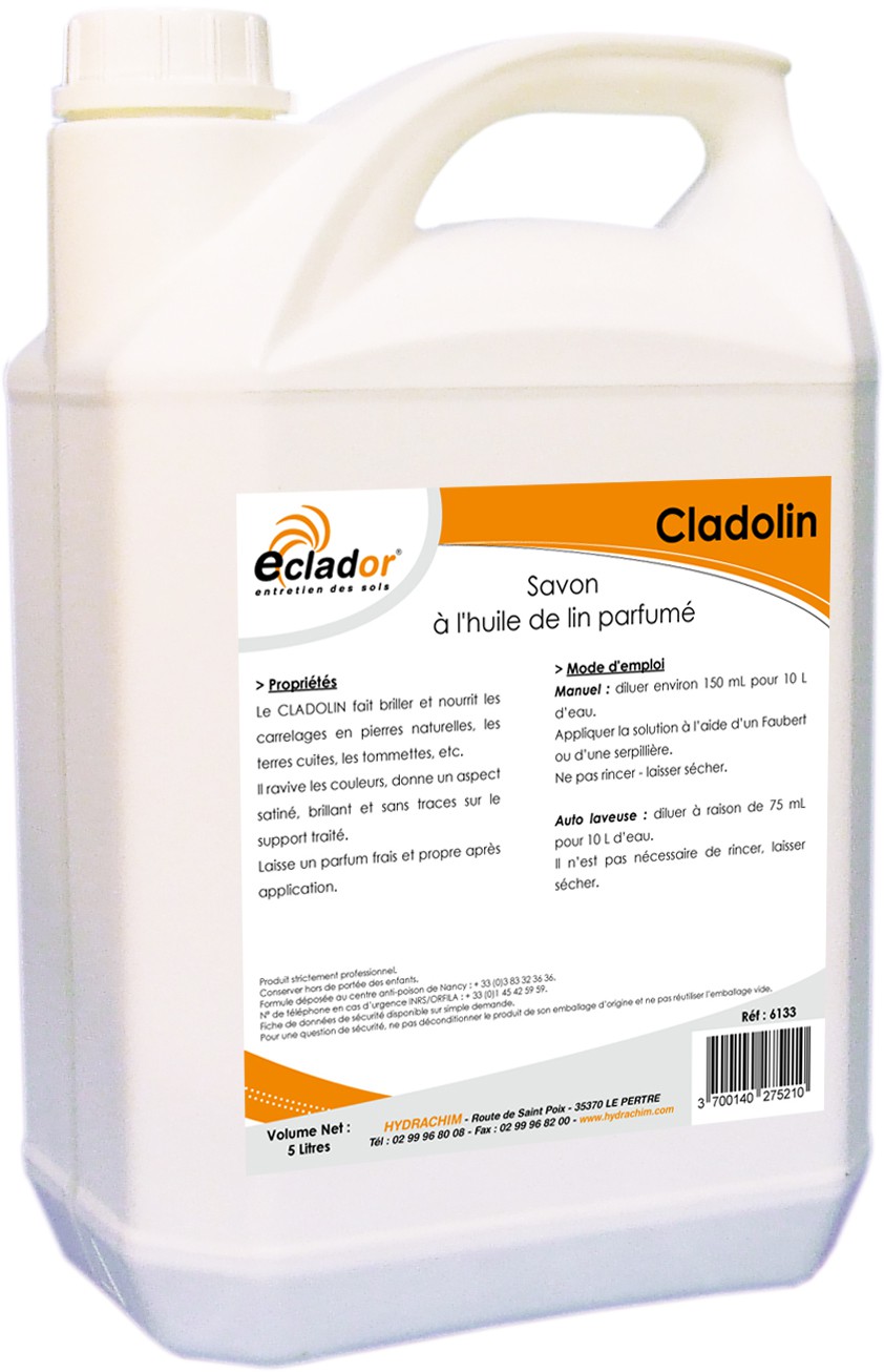 Nettoyant Cladolin pour sols - ECLADOR - HYDRACHIM - 5L