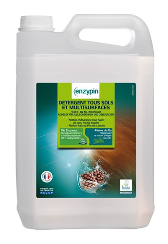 Détergent tous sols & multi-surfaces ENZYPIN - LE VRAI Professionnel - 5L -  Ecolabel - Détergent - Produit d'entretien Cuisine - Cuisines - Vaisselle -  Produits