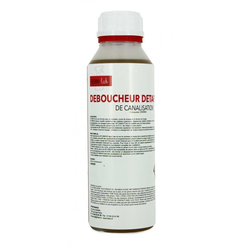 Déboucheur détartrant canalisation - TECHNI LAB - 250ML - Produits