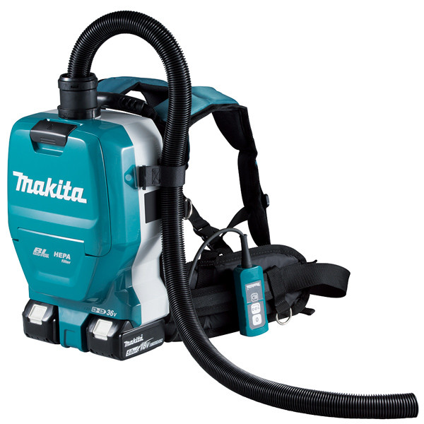 Aspirateur dorsal 36 V - 2 x 18 V Li-Ion 110 mbar (Produit seul) Makita