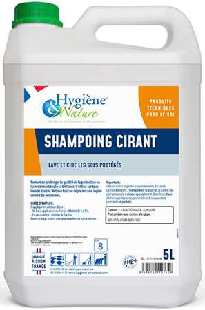 Shampooing cirant - TECHNICSOLS - HYGIENE & NATURE - 5L
