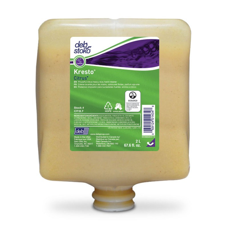 Crème Lavante Atelier Sans Solvant KRESTO CITRUS DEB - 2L ou 4L