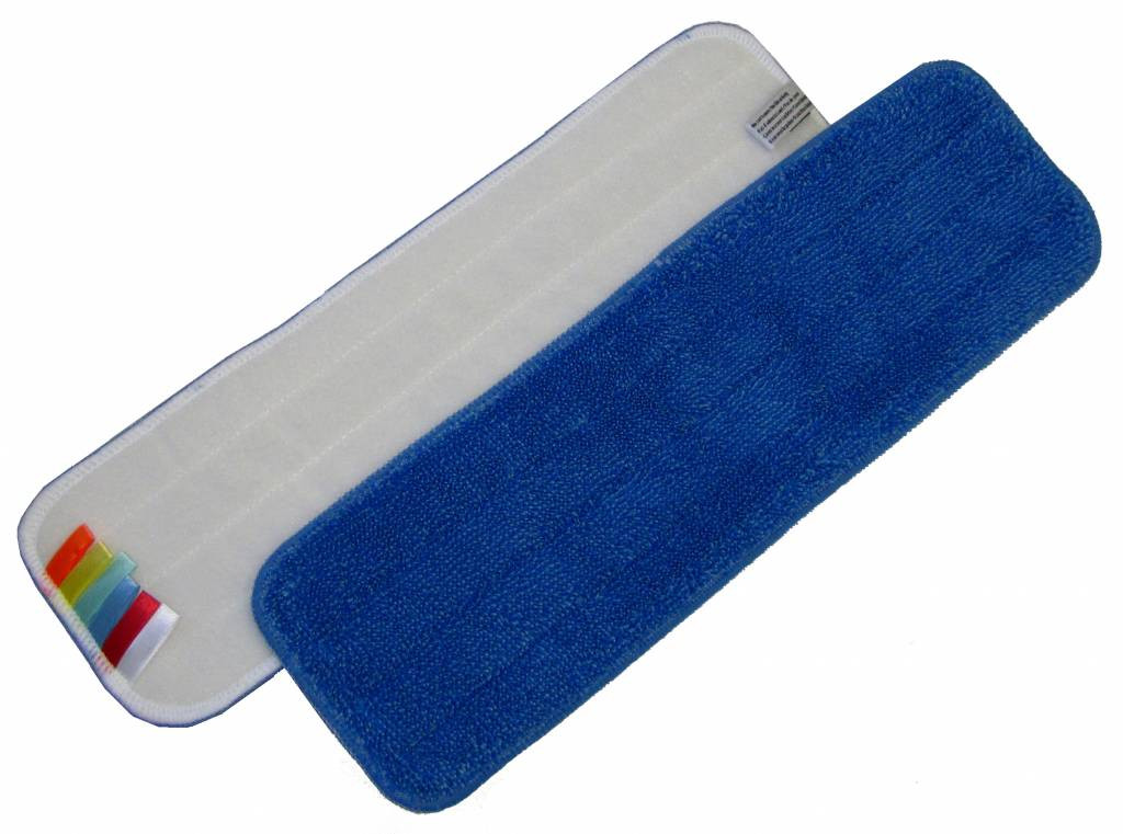 Frange velcro microfibre bleu - DE-WITTE
