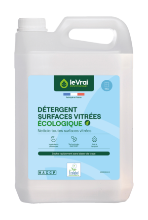 Détergent surfaces vitrées ENZYPIN - LE VRAI Professionnel - 5L - Ecolabel