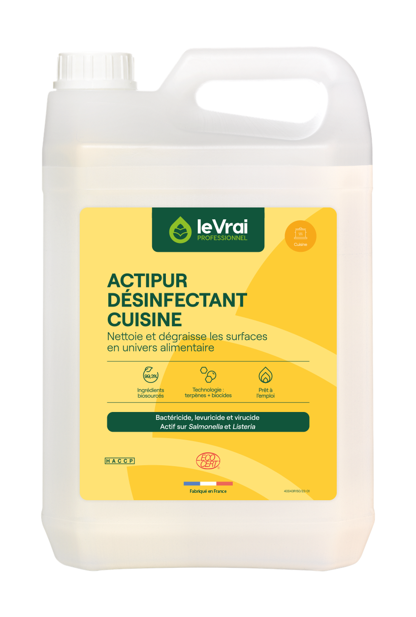 Dégraissant désinfectant cuisine ACTIPUR ENZYPIN- 750ml