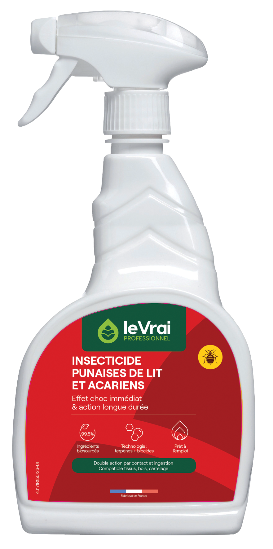 Insecticide punaise de lit et acariens - 750ML