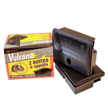 Raticide VULCANO Avoine Décortiquée (25g) boite 150g - Produits