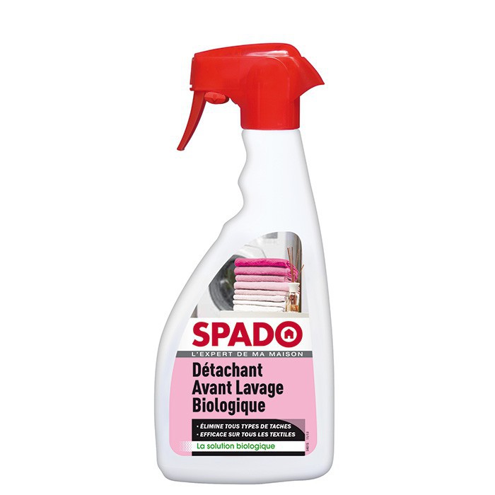 SPADO - Détachant tapis moquettes biologique - Détache et désodorise - Pour  produits en synthétique, laine et tissu - 88% ingrédients naturels 