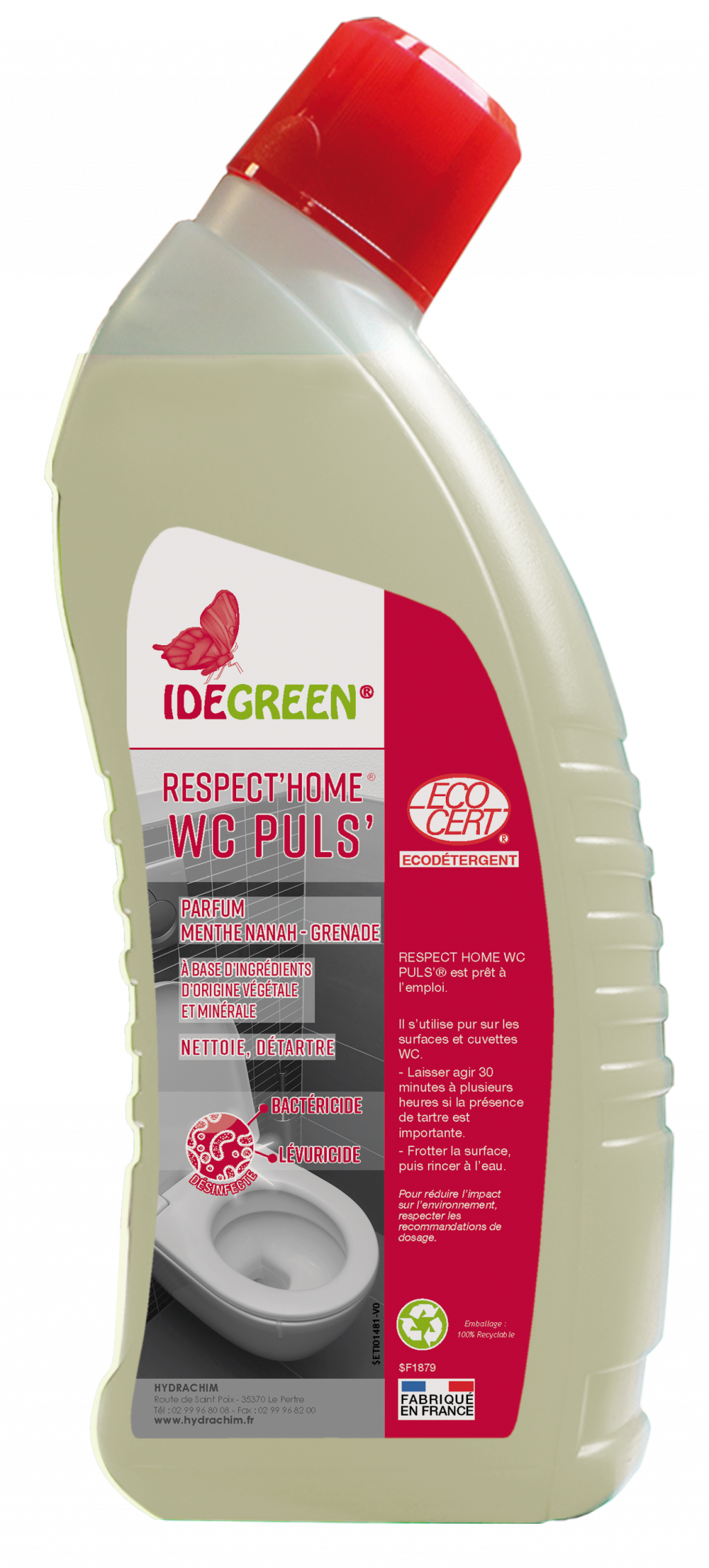  Respect'Home WC Puls' 750ml ECOCERT-IDEGREEN