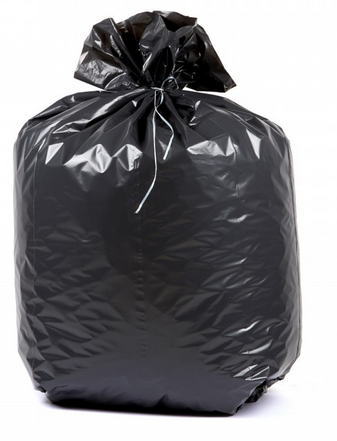 10 sacs poubelles 100 litres noirs 65 µ