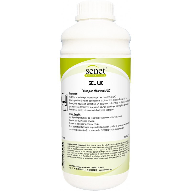 GEL WC JAVEL Desinfectant Sanitaire - Creafluid | Produits d'entretien  professionnels