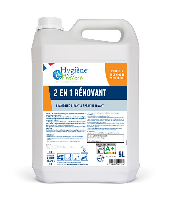 2 en 1 rénovant - TECHNICSOLS - HYGIENE & NATURE - 5L