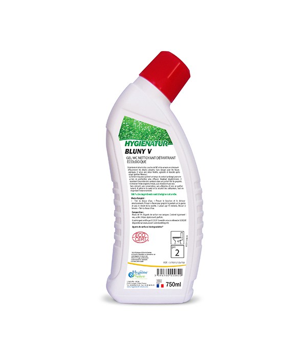 Gel WC détartrant - BLUNY V - ECOCERT - 750ml