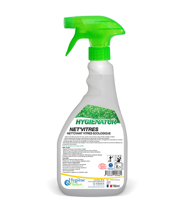 Nettoyant Vitres Ecologique - NET VITRES V - ECOCERT - Produits