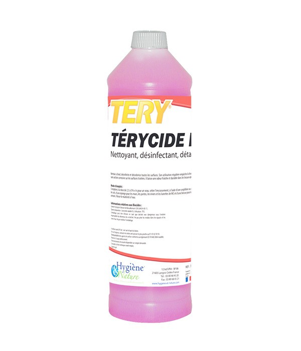 Désinfectant Sanitaires TERYCIDE - HYGIENE & NATURE - 1L 