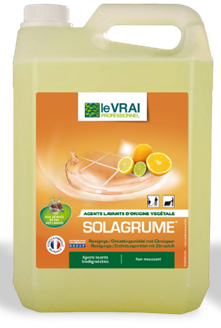 SOLAGRUME senteur agrumes - LE VRAI PROFESSIONNEL - 5L - Sols & surfaces -  Produits