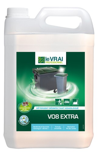 Désinfectant  VO8 EXTRA - LE VRAI Professionnel - 5L