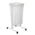 Poubelle support sac tubulaire 110L - ROSSIGNOL - avec roues