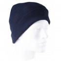 Bonnet tricoté acrylique - SINGER - Bleu marine