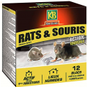 Blocs souris rat - Home défense - 12x20g - KB