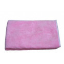 Carre microfibre tricot class rose 40x40