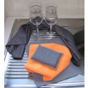 Kit cuisine metalik-tr luxe orange eponge grat.