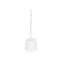 Balayette WC + socle blanc 