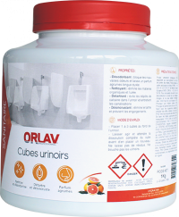 Galets urinoirs - ORLAV - Pot 1kg de 33 pastilles